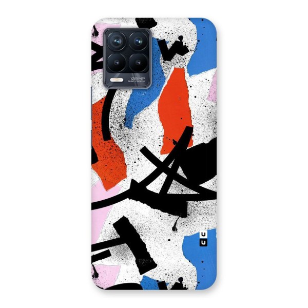 Coloured Abstract Art Back Case for Realme 8 Pro