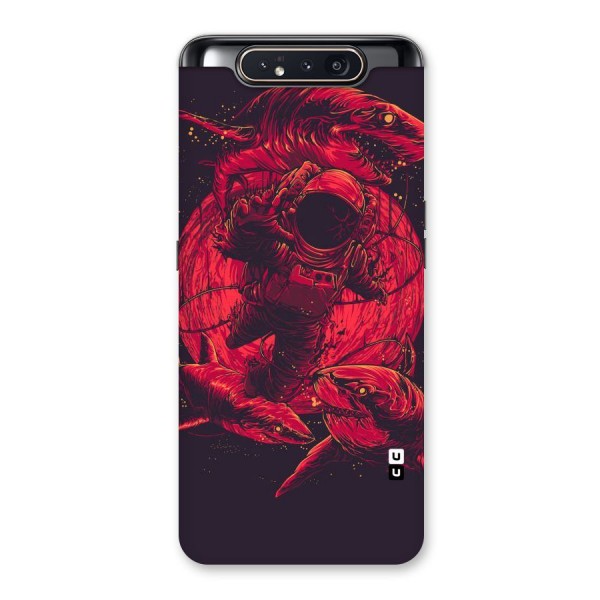 Coloured Spaceman Back Case for Galaxy A80