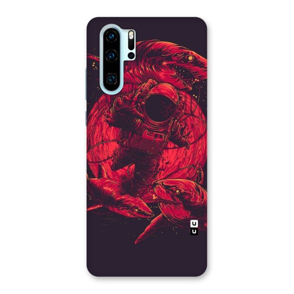 Coloured Spaceman Back Case for Huawei P30 Pro