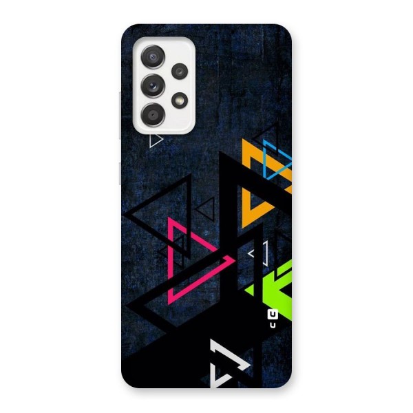 Coloured Triangles Back Case for Galaxy A52