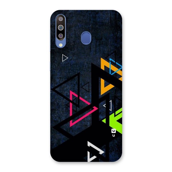 Coloured Triangles Back Case for Galaxy M30