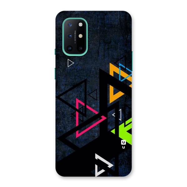 Coloured Triangles Back Case for OnePlus 8T