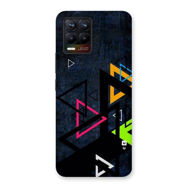 Coloured Triangles Back Case for Realme 8