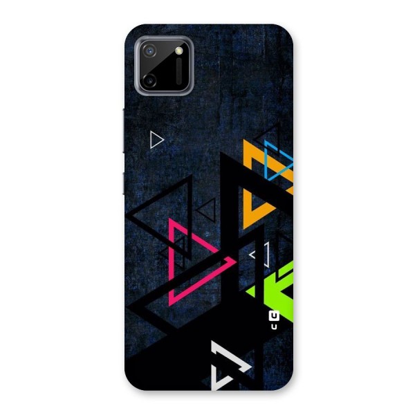 Coloured Triangles Back Case for Realme C11