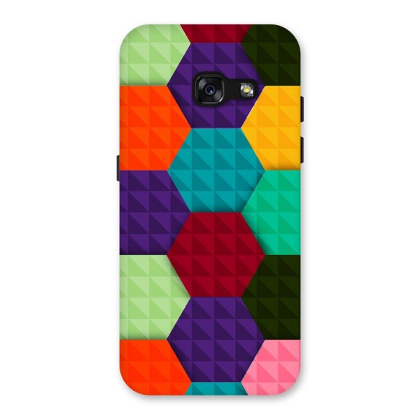 Colourful Abstract Back Case for Galaxy A3 (2017)