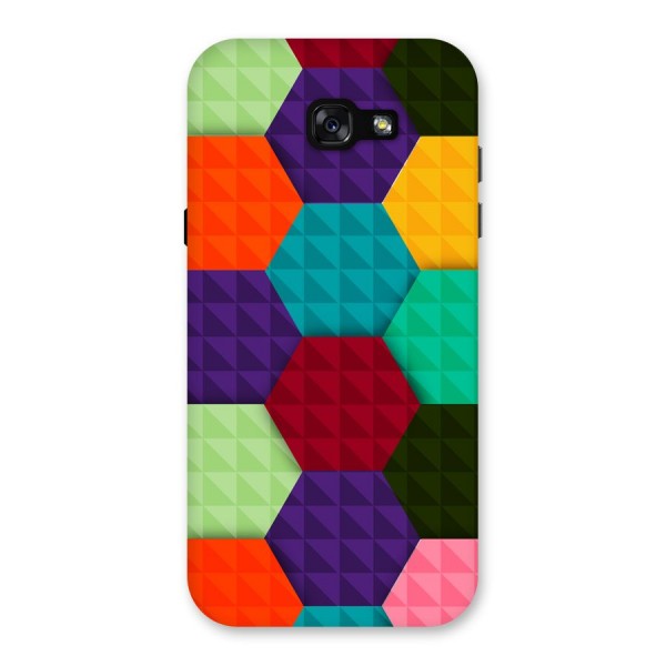 Colourful Abstract Back Case for Galaxy A7 (2017)