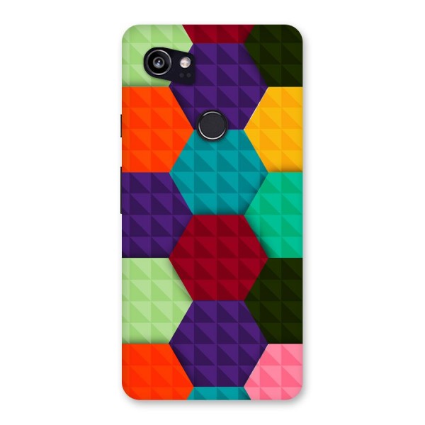 Colourful Abstract Back Case for Google Pixel 2 XL