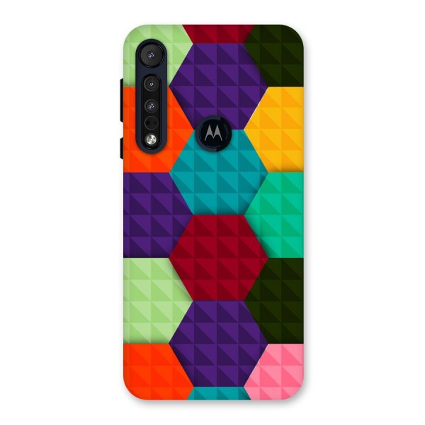 Colourful Abstract Back Case for Motorola One Macro