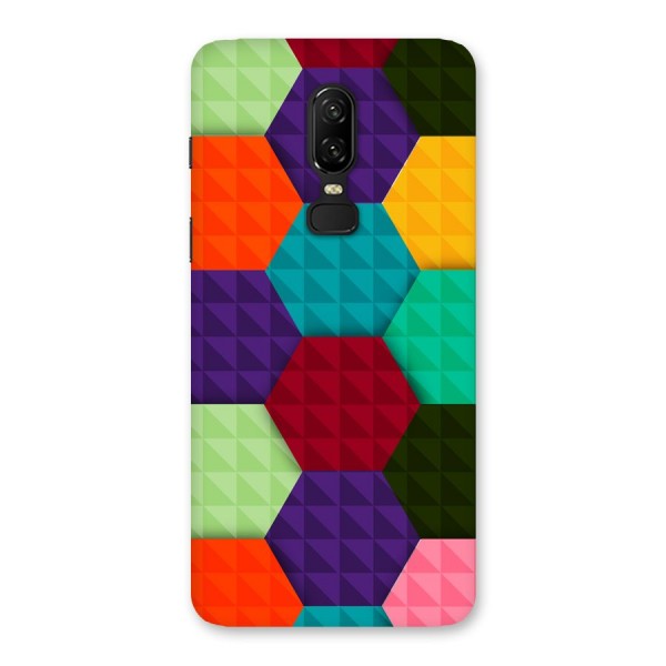Colourful Abstract Back Case for OnePlus 6