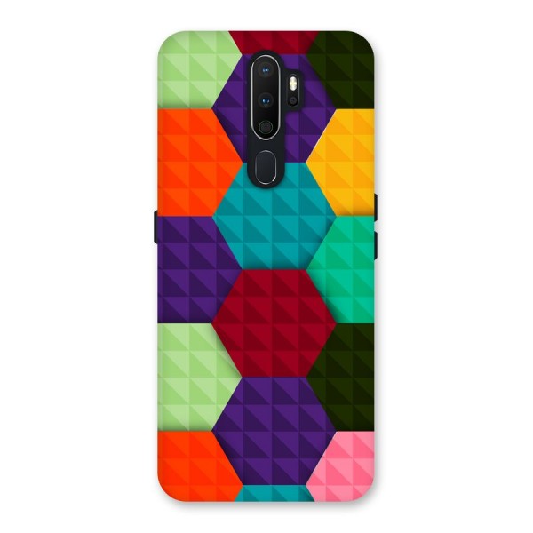 Colourful Abstract Back Case for Oppo A5 (2020)