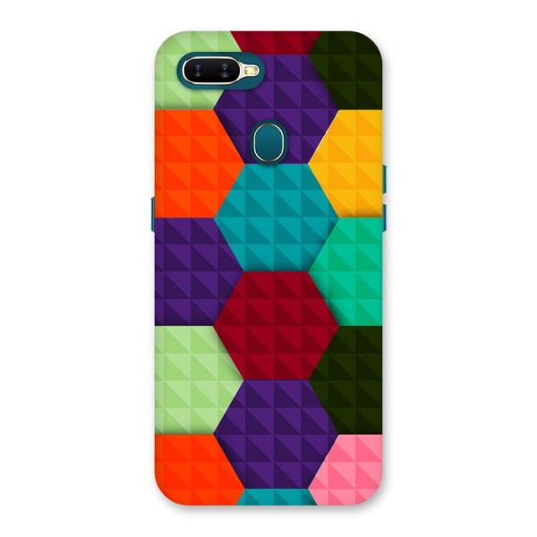 Colourful Abstract Back Case for Oppo A7
