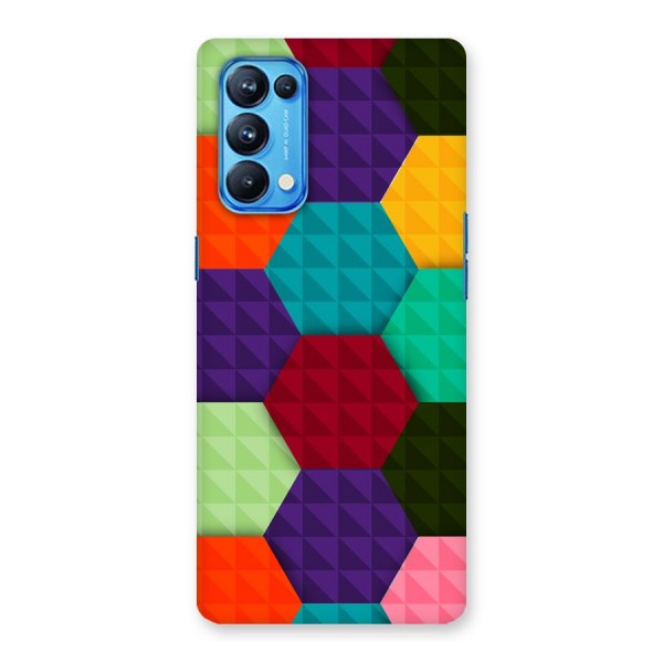 Colourful Abstract Back Case for Oppo Reno5 Pro 5G