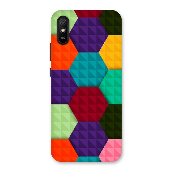 Colourful Abstract Back Case for Redmi 9A