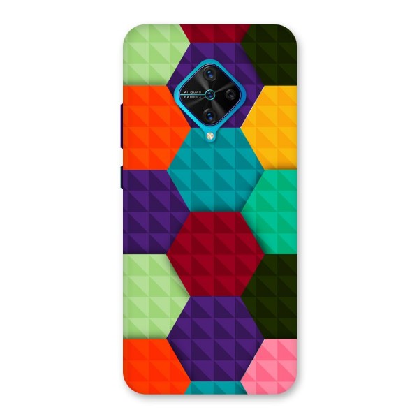 Colourful Abstract Back Case for Vivo S1 Pro