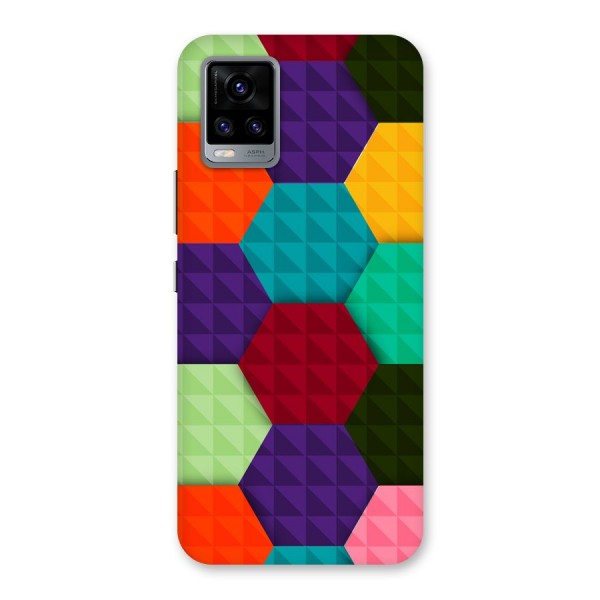 Colourful Abstract Back Case for Vivo V20