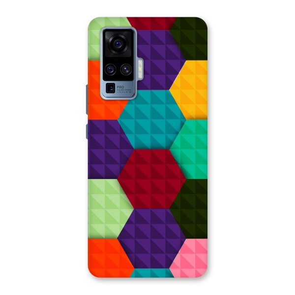 Colourful Abstract Back Case for Vivo X50 Pro