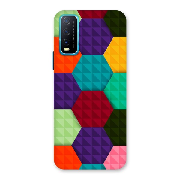 Colourful Abstract Back Case for Vivo Y20i