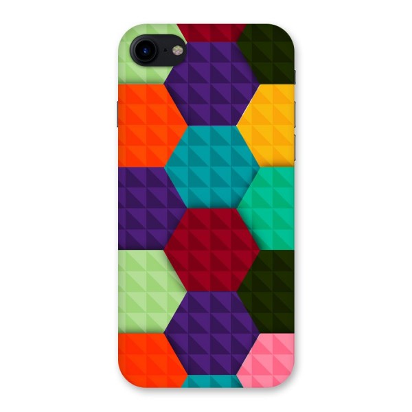 Colourful Abstract Back Case for iPhone SE 2020