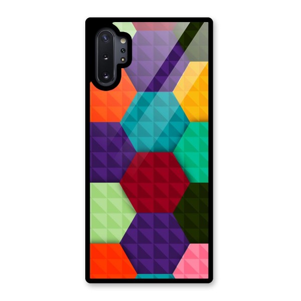 Colourful Abstract Glass Back Case for Galaxy Note 10 Plus