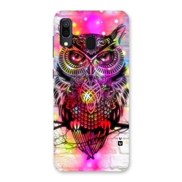 Colourful Owl Back Case for Galaxy A30