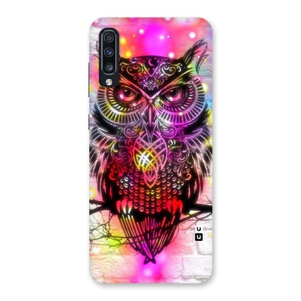 Colourful Owl Back Case for Galaxy A70