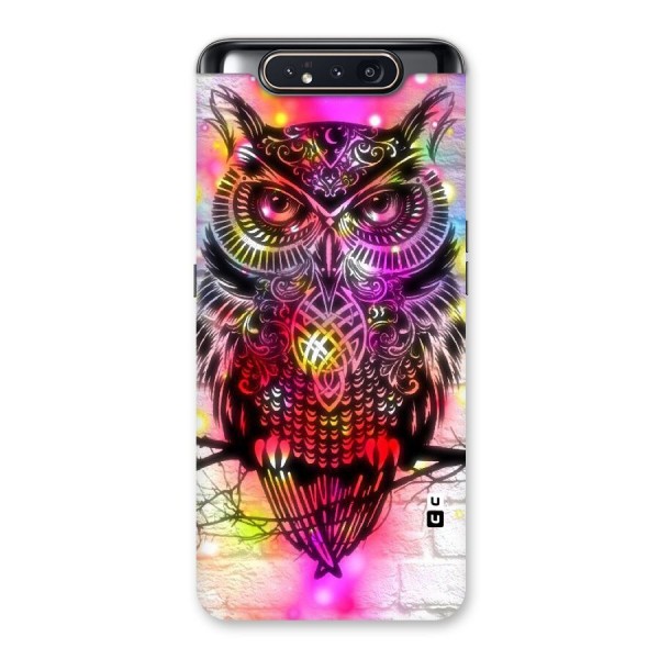 Colourful Owl Back Case for Galaxy A80