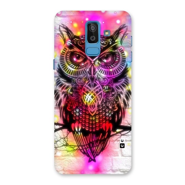 Colourful Owl Back Case for Galaxy On8 (2018)