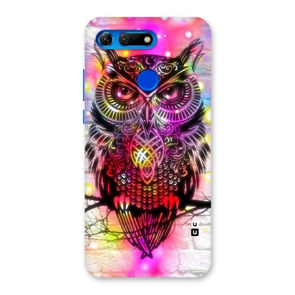 Colourful Owl Back Case for Honor View 20
