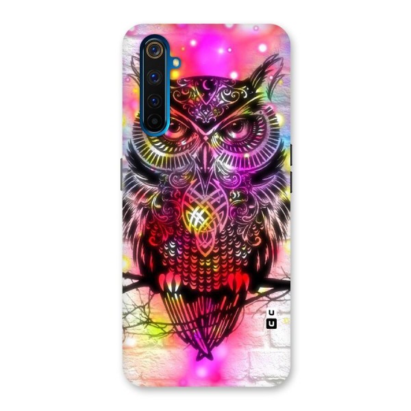 Colourful Owl Back Case for Realme 6 Pro