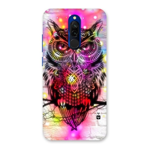 Colourful Owl Back Case for Redmi 8