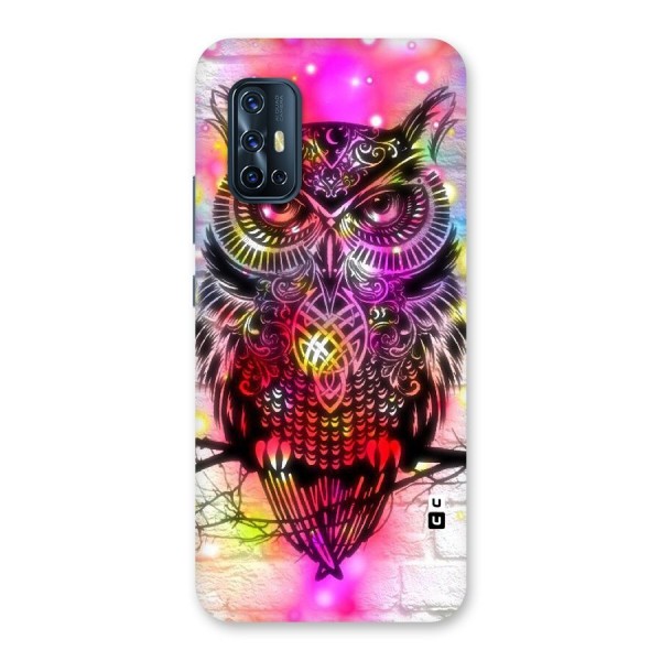Colourful Owl Back Case for Vivo V17