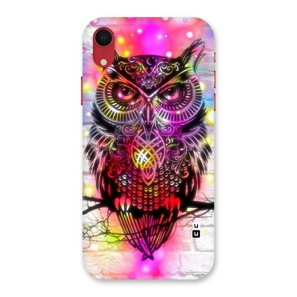 Colourful Owl Back Case for iPhone XR