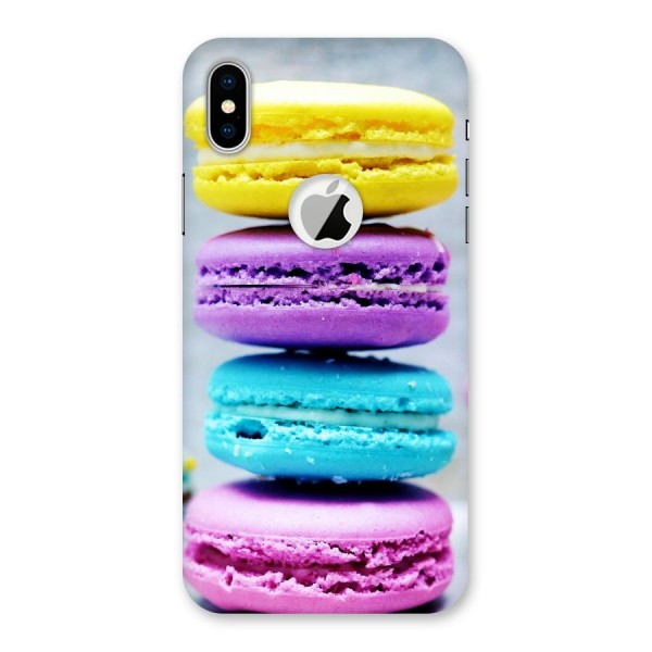 Colourful Whoopie Pies Back Case for iPhone X Logo Cut