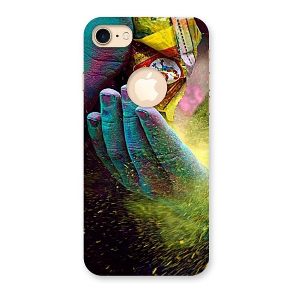 Colours Back Case for iPhone 7 Logo Cut