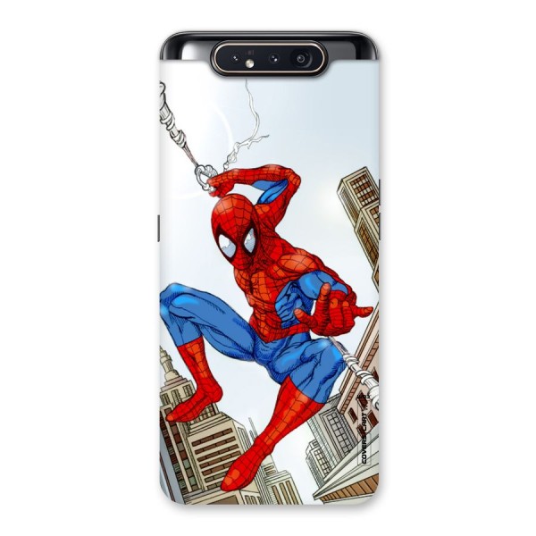 Comic Spider Man Back Case for Galaxy A80
