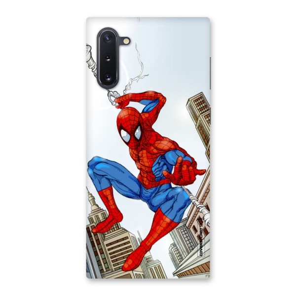 Comic Spider Man Back Case for Galaxy Note 10