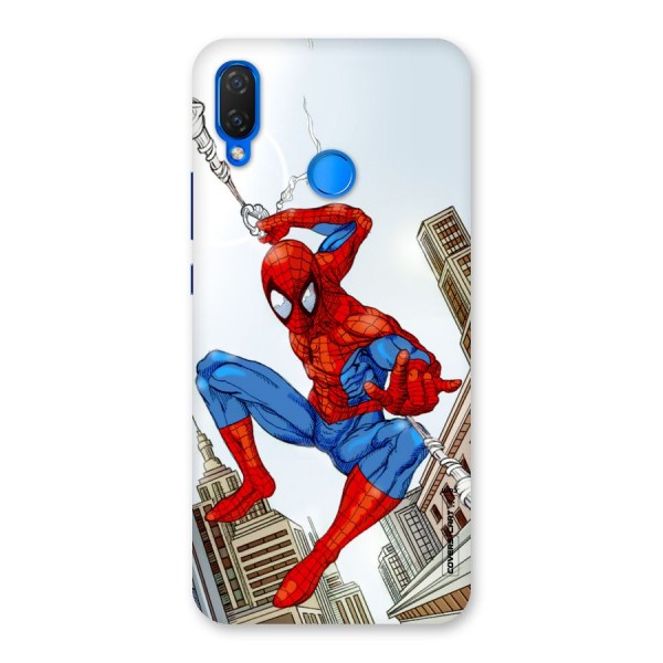 Comic Spider Man Back Case for Huawei P Smart+