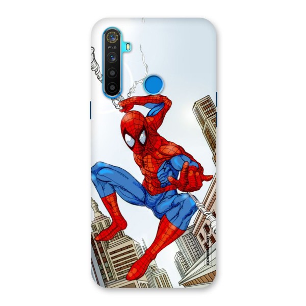 Comic Spider Man Back Case for Realme 5s