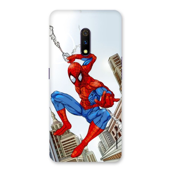Comic Spider Man Back Case for Realme X