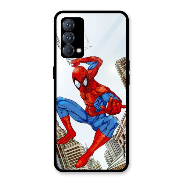 Comic Spider Man Glass Back Case for Realme GT Master Edition