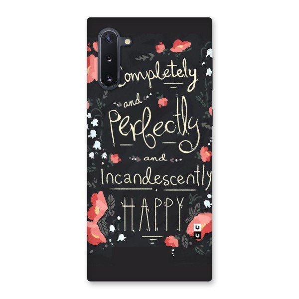 Completely Happy Back Case for Galaxy Note 10