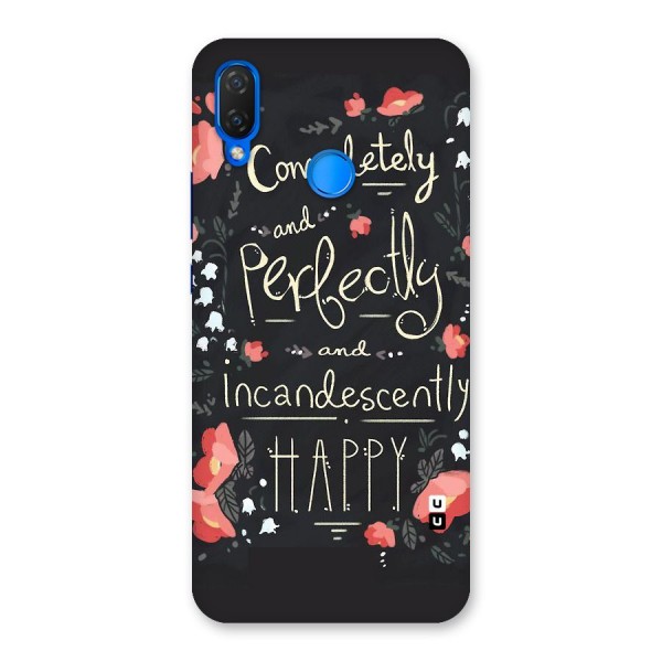 Completely Happy Back Case for Huawei P Smart+
