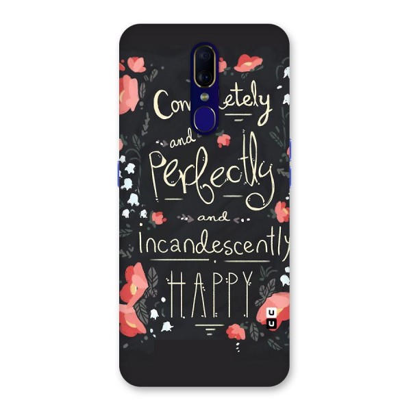 Completely Happy Back Case for Oppo F11