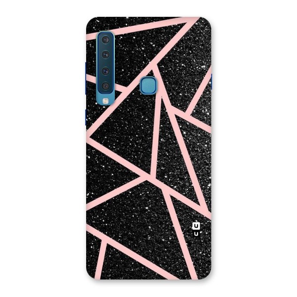 Concrete Black Pink Stripes Back Case for Galaxy A9 (2018)