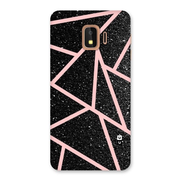 Concrete Black Pink Stripes Back Case for Galaxy J2 Core