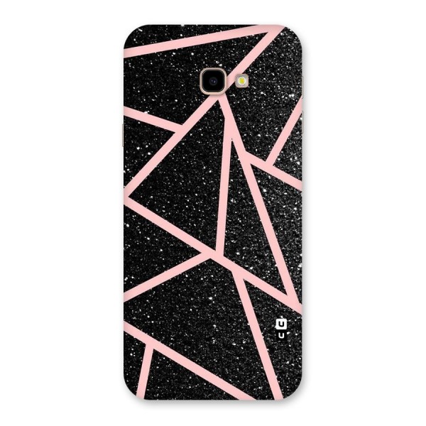 Concrete Black Pink Stripes Back Case for Galaxy J4 Plus