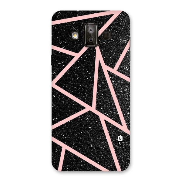 Concrete Black Pink Stripes Back Case for Galaxy J7 Duo