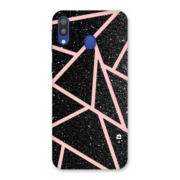 Concrete Black Pink Stripes Back Case for Galaxy M20