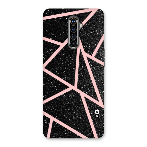 Concrete Black Pink Stripes Back Case for Realme X2 Pro