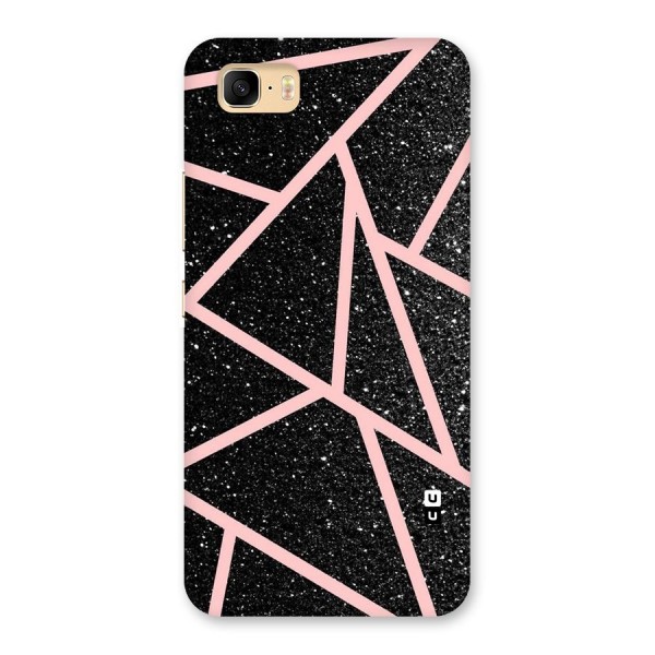 Concrete Black Pink Stripes Back Case for Zenfone 3s Max